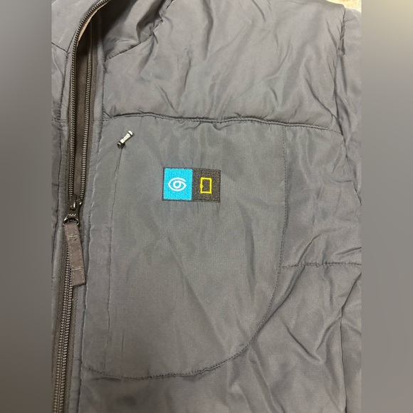 National Geographic Men’s Small Puffer Jacket, Navy - Picture 2 of 7